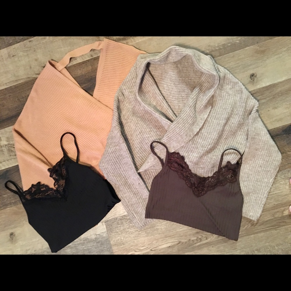 NWOT! SHEIN Sweaters and Camis Bundle. Small